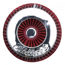 Edelbrock Air Filter Pro-Flo Series Conical 3 7In Tall Red/Chrome-2