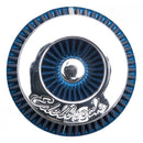 Edelbrock Air Filter Pro-Flo Series Conical 3 7In Tall Blue/Chrome-2