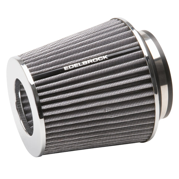EDELBROCK Pro-Flo Universal White Medium Conical Air Filter with 3", 3.5", and 4" Inlet