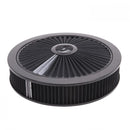 Edelbrock Air Cleaner Pro-Flo High-Flow Series Round Filtered Top 14In Dia X 3 125In Dropped Base-1