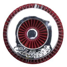 Edelbrock Air Filter Pro-Flo Series Conical 10In Tall Red/Chrome - 0