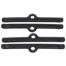Edelbrock Vc Hold Down Tab Kit SBC 5In Long Steel Chrome Set of 4-1