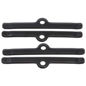 Edelbrock Hold-Down Tab Kits for Small-Block Chevy 5" long in Black Finish (Qty 4)