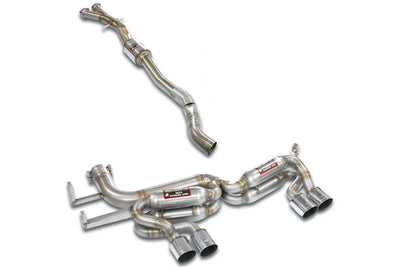 Supersprint BMW E46 M3 Stainless Quad Sonic Sound Package - 4x80mm