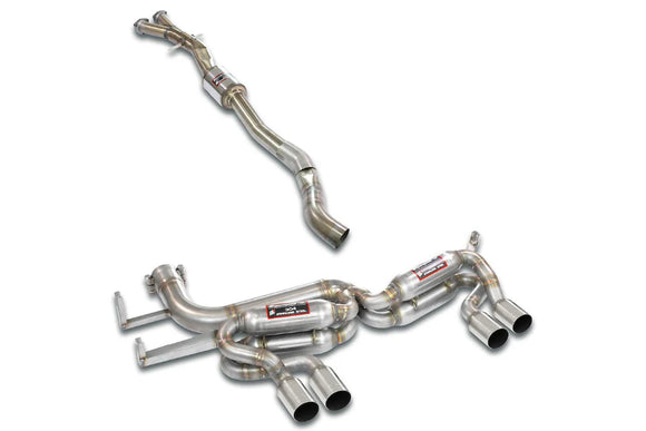 Supersprint BMW E46 M3 Stainless Quad Sonic Sound Package - 4x65mm