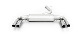 Remus 2013 Audi S3 Sedan Quattro 2.0L Axle Back Exhaust w/Straight Chrome Tail Pipe Set