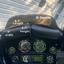 Willie & Max 06-13 HD FL/FLH/FLT/FLHT Two Pouch Windshield Bag (21.25inL x 6.5inH x 2.25inD) - Black-2