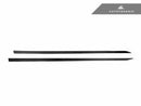 AutoTecknic Dry Carbon Fiber Side Skirt Extension Set - G60 5-Series-6
