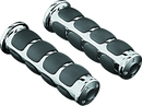 Kuryakyn ISO Universal Grips 1inch Bars Chrome-1