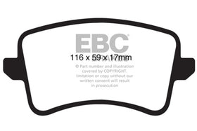 EBC Brakes Bluestuff Street and Track Day Brake Pads DP51988NDX - 0
