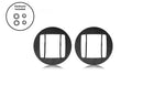 Cali Raised 2005-2011 Toyota Tacoma Led Fog Light Pod Rep Brackets Kit - Brackets W/ 18W Pods-3