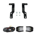 Cali Raised 05-15 Toyota Tacoma Low Profile Led Ditch Light Brackets Kit - Brackets W/ No Switch-1