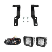Cali Raised 05-15 Toyota Tacoma Low Profile Led Ditch Light Brackets Kit - Brackets W/ No Switch