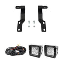 Cali Raised 05-15 Toyota Tacoma Low Profile Led Ditch Light Brackets Kit - Brackets W/ No Switch-1