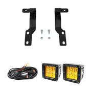 Cali Raised 05-15 Toyota Tacoma Low Profile Led Ditch Light Brackets Kit - Brackets W/ No Switch
