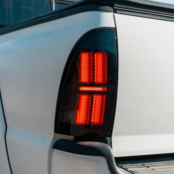 AlphaRex 05-15 Toyota Tacoma NOVA LED Tail Lights - Black
