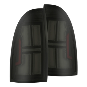 AlphaRex 05-15 Toyota Tacoma NOVA Prismatic LED Tail Lights - Alpha-Black