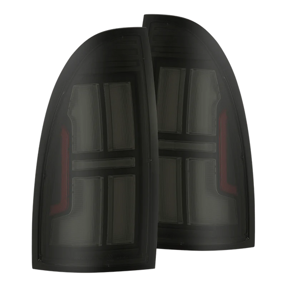 AlphaRex 05-15 Toyota Tacoma NOVA Prismatic LED Tail Lights - Alpha-Black