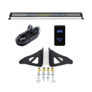 Cali Raised 05-23 Toyota Tacoma 52 Curved Led Light Bar Roof Brackets Kit - Brackets W/ 5D Optic Os-1