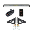 Cali Raised 05-23 Toyota Tacoma 52 Curved Led Light Bar Roof Brackets Kit - Brackets W/ 5D Optic Os-1