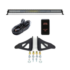 Cali Raised 05-23 Toyota Tacoma 52 Curved Led Light Bar Roof Brackets Kit - Brackets W/ 5D Optic Os