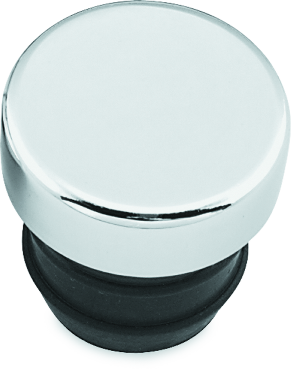Bikers Choice Big Twin & XL Chrome Custom Oil Tank Cap 1 3/16 Inch Push In Replaces H-D 62644-84T