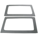 DEI 11-18 Jeep Wrangler JK 2-Door Boom Mat Rear Side Window Trim - 2 Piece - Gray-1