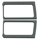 DEI 18-23 Jeep Wrangler JL 2-Door Boom Mat Rear Side Window Trim - 2 Piece - Gray-1