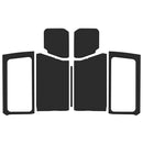 DEI 18-23 Jeep Wrangler JL 2-Door Boom Mat Complete Headliner Kit - 7 Piece - Black Leather Look-1