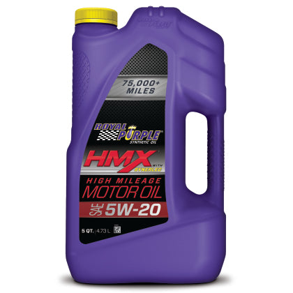 Royal Purple HMX Premium Synthetic High Mileage 5W-20 Motor Oil - 5 Quart (Comes in Case of 3 Units)