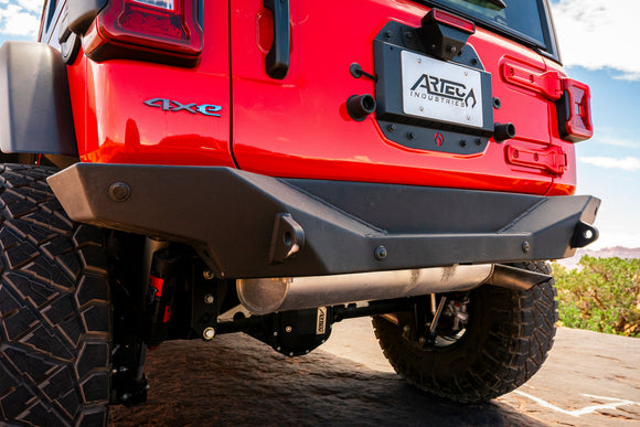 Artec Industries 18-25 Jeep Wrangler JL Sahara Jl Spare Tire Delete Kit V2 - Powdercoated Alum