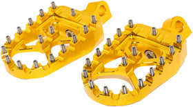 Bikers Choice Male Mount BMX Style Gold Footpegs Pr - 485216