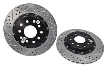 BAER BRAKES Baer Brakes Eradispeed Rotors. Rear Fits 1997-04 Chevy Corvette, All & 2005-13 Corvette with JL9 Brake Package