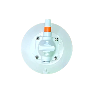 SeaSucker 6in. SeaSucker w/Flat-Top Stainless Steel D-Ring - White