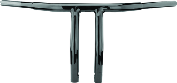 Bikers Choice Throttle By Wire Black 10 Inch Pullback 1.25 Inch Fat Riser Tbar Custom