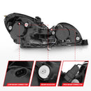 ANZO 1998-2005 Lexus Gs300 Projector Headlights w/ Halo Black-2
