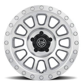 ICON Hulse 18x9 5x150 25mm Offset 6in BS Silver Machined