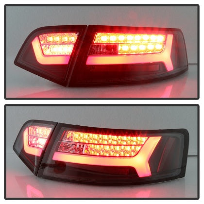 Spyder Auto LED Tail Lights Black Audi A6 2009-2012