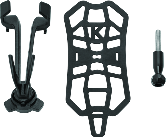 Kuryakyn Free-Flex Device Holder Perch Screw Mount Black
