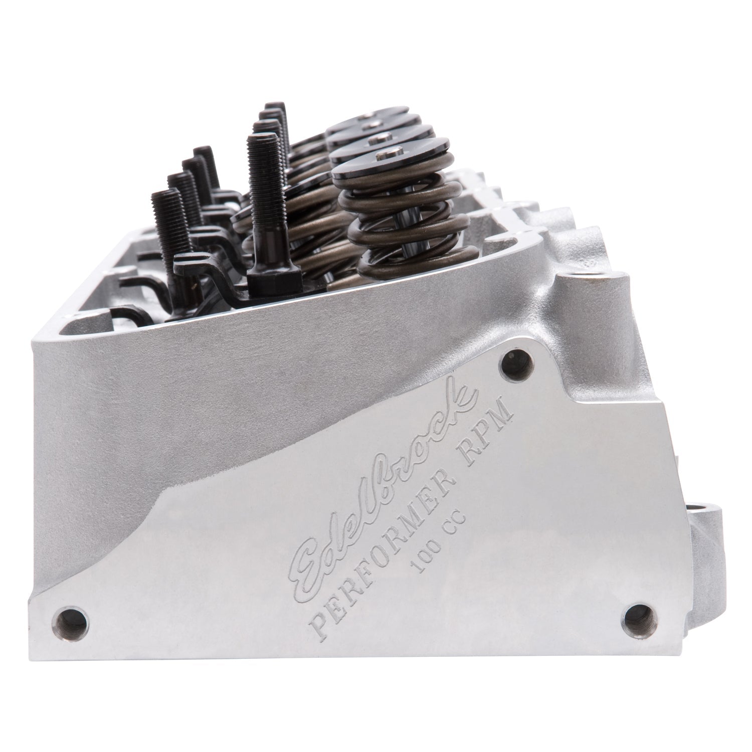 Edelbrock Cylinder Head BBC Performer RPM Oval Port 100cc Complete Single w/ Springs - 0