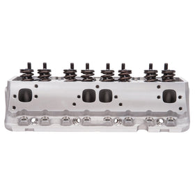 Edelbrock Cylinder Head Victor Jr SBC 23 Deg 220cc Complete for Solid Roller Cam - 0