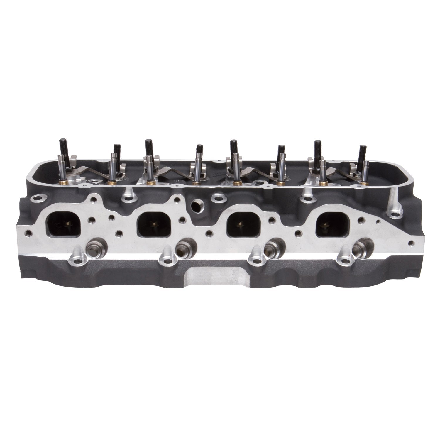 Edelbrock Single Marine BBC Rect Port Head w/ Valves - 0
