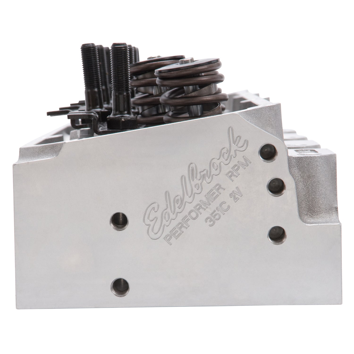 Edelbrock Cyl Head 351C Ford 2V Perf RPM Complete - 0