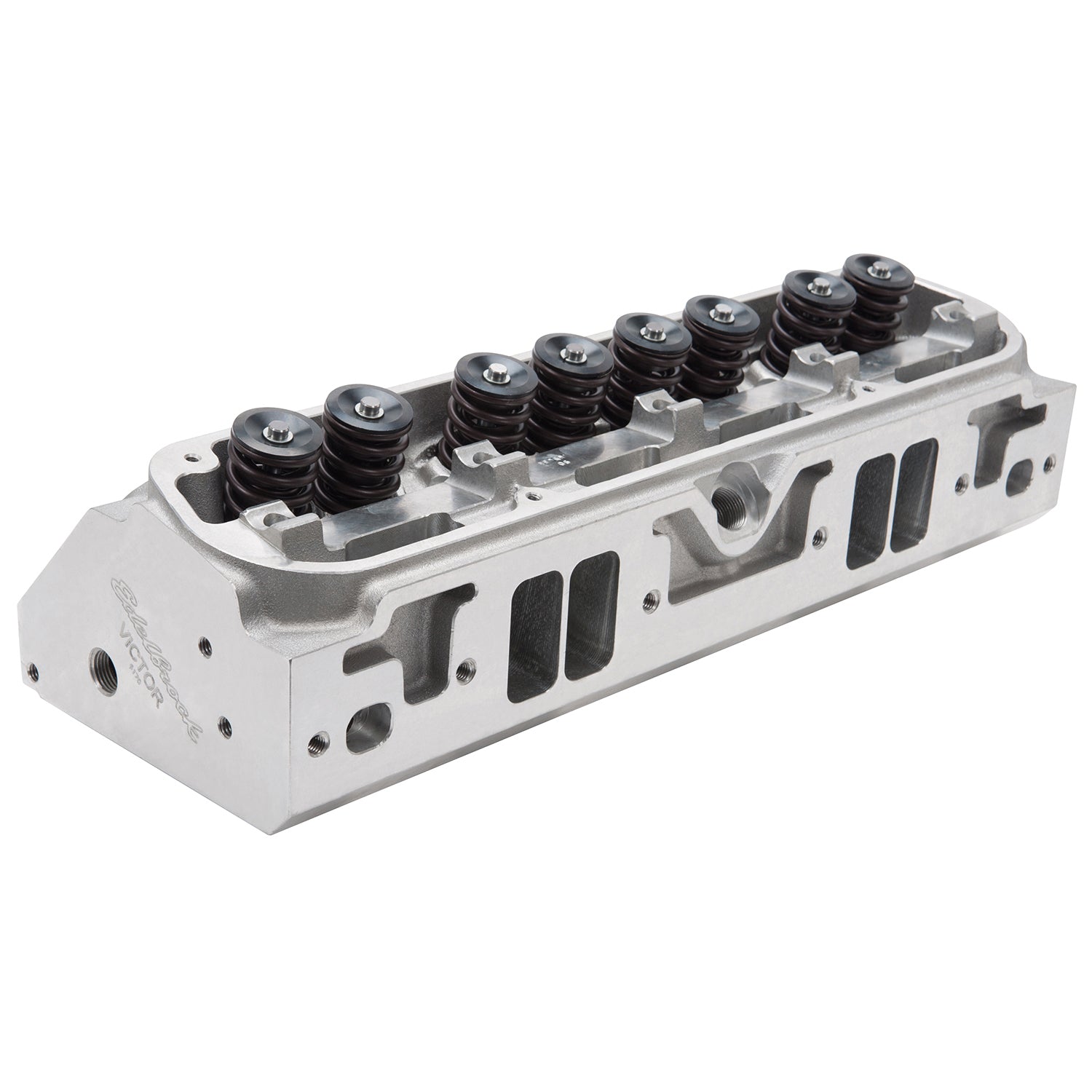 Edelbrock Cylinder Head SB Chrysler Victor In-Line 16 Complete w/ Solid Roller Springs - 0