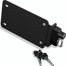 Kuryakyn License Plate Helmet Lock With Mount Black-1