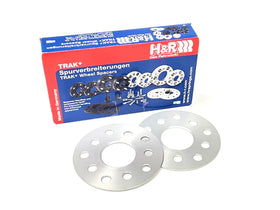 H&R Trak+ 3mm DR Wheel Spacers Bolt 5/112 Center Bore 57.1 Bolt Thread 14x1.5 (Pair)