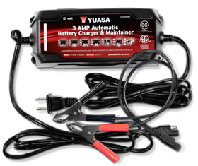 Yuasa 3 Amp Charger & Maintainer (12V)