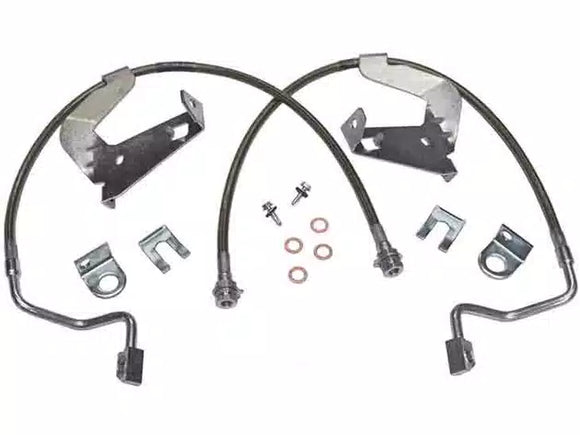 Superlift 08-10 Ford F-250/F-350 w/ 2-4in Lift Kit (Pair) Bullet Proof Brake Hoses