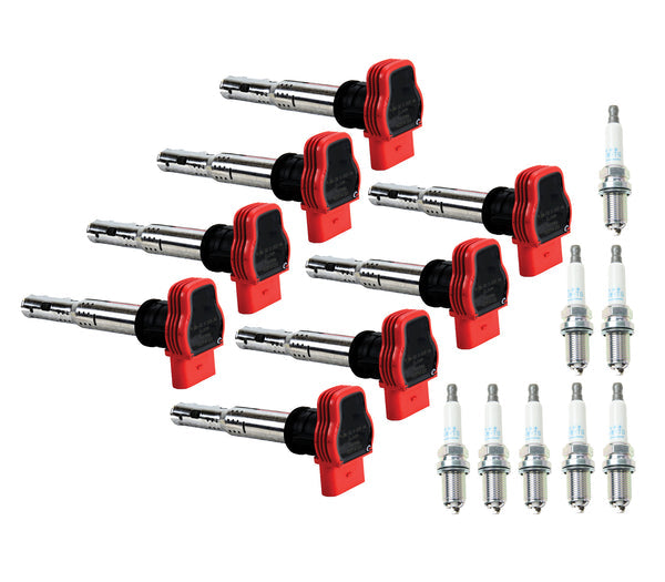 Ignition Coilpack (Eldor) And Spark Plug Kit - Audi 4.2L V8 / B8 S5