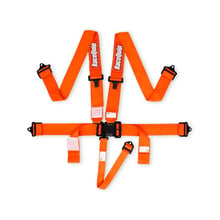 RACEQUIP L & L 5PT SEAT BELT ORANGE